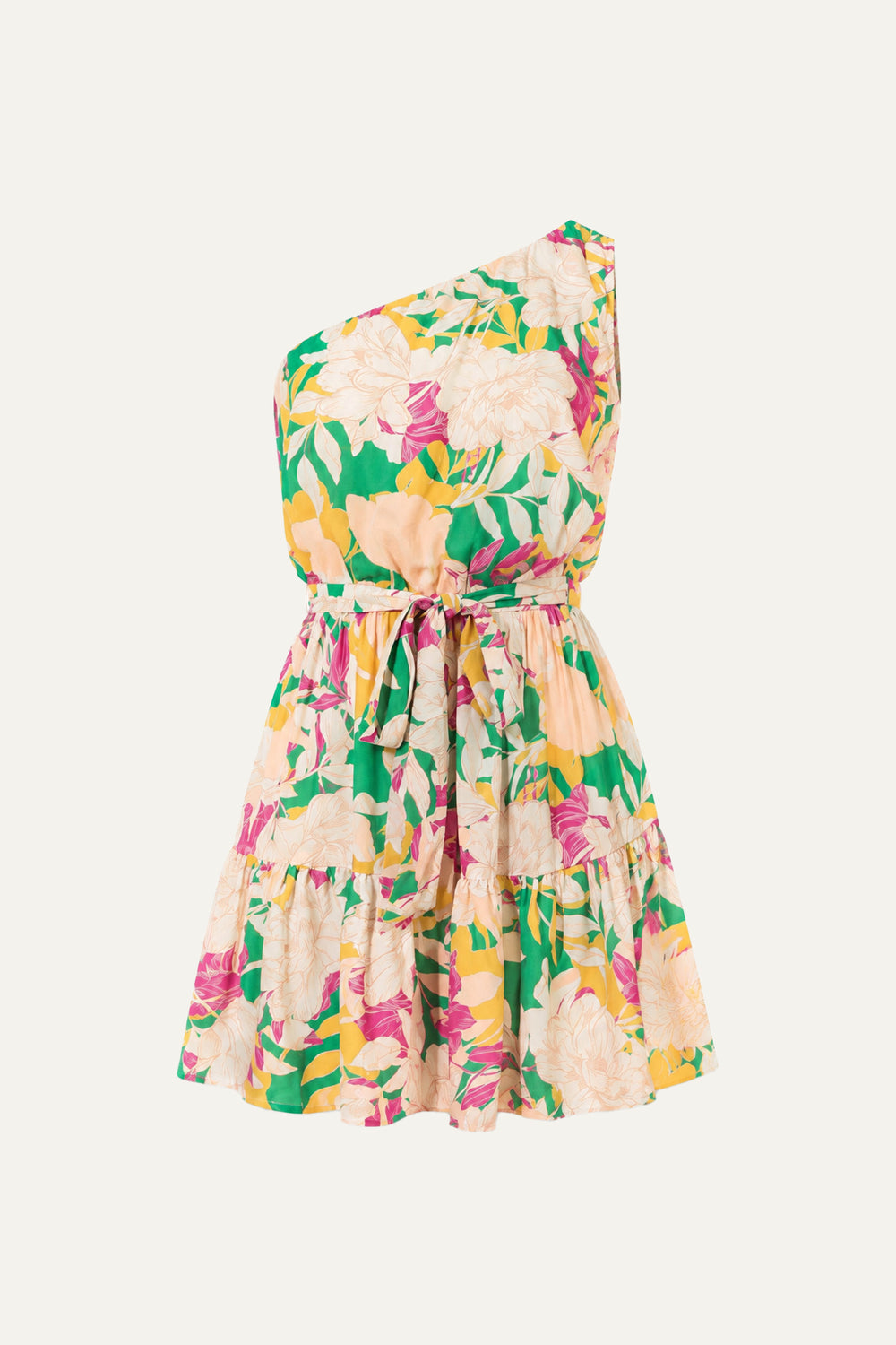 A PIECE OF MY HEART WOVEN MINI DRESS