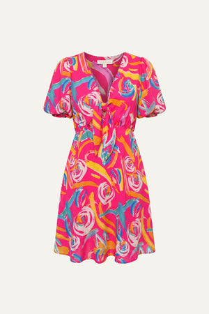 WHERE WE WANNA GO WOVEN MINI DRESS