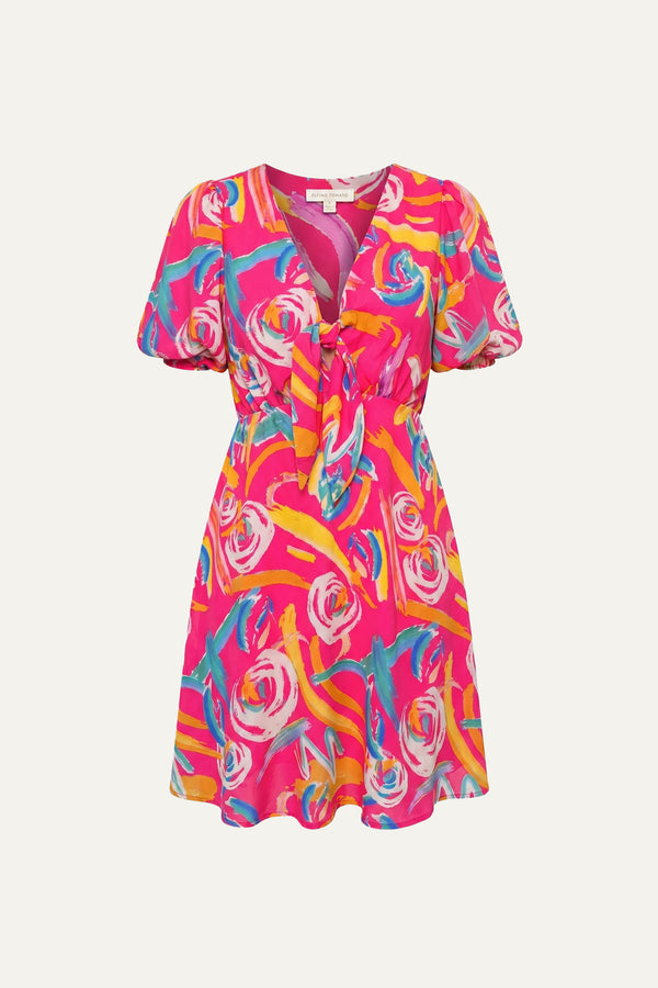 WHERE WE WANNA GO WOVEN MINI DRESS