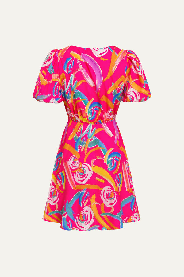 WHERE WE WANNA GO WOVEN MINI DRESS