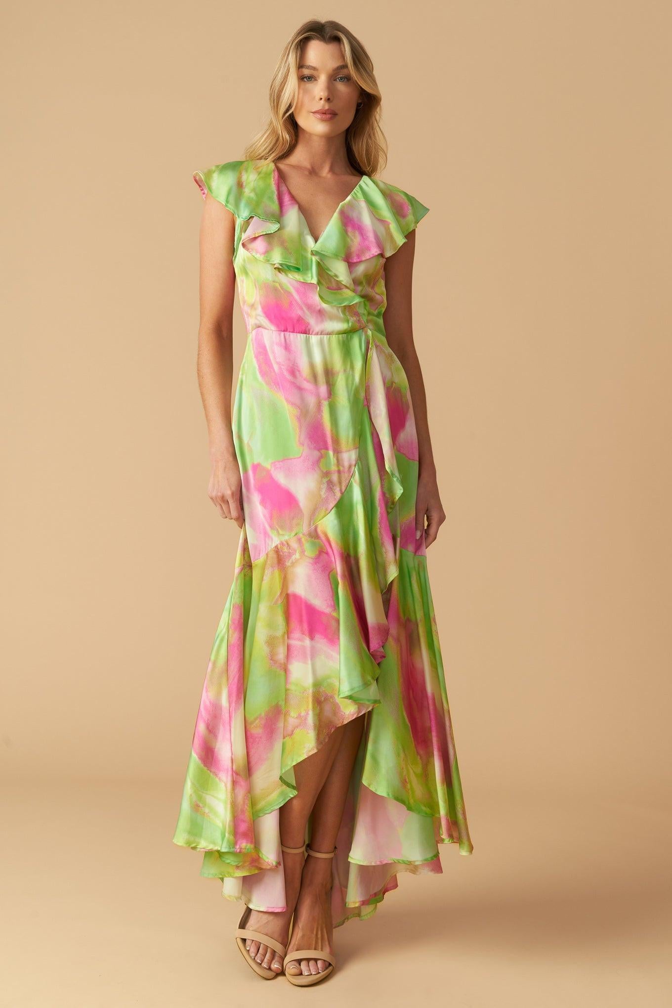 bebe silk maxi dress Pink Bebe Italian Silk Maxi Dress Hubba Hubba Sausalito