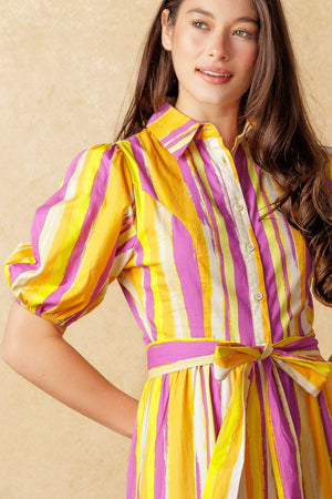 SOIREE SWEETNESS POPLIN MAXI DRESS - Flying Tomato - DRESSES - Flying Tomato