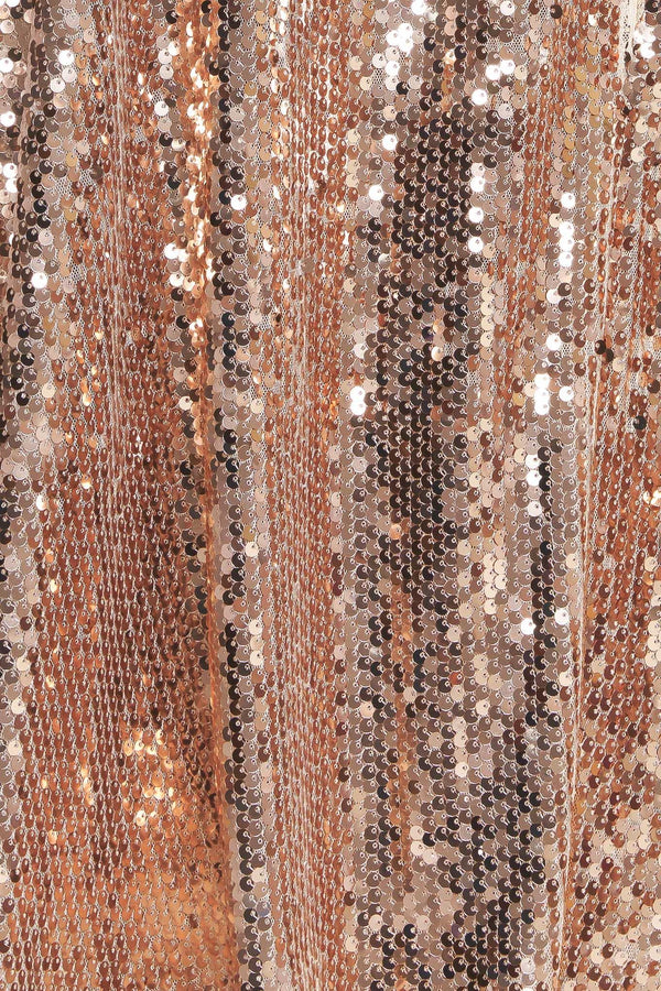 SPECIAL TREATMENT SEQUIN MINI DRESS.