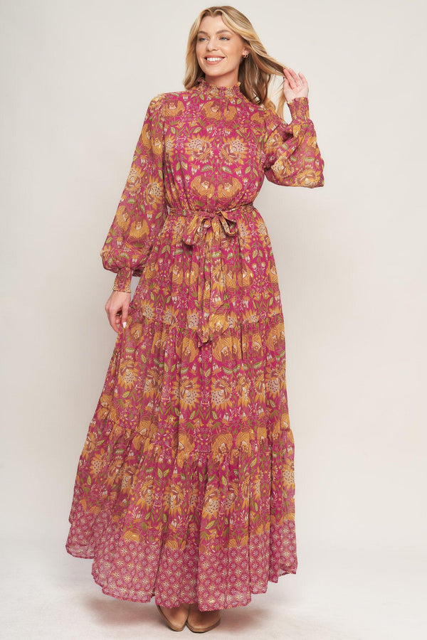 YOU ENCHANT ME WOVEN MAXI DRESS.