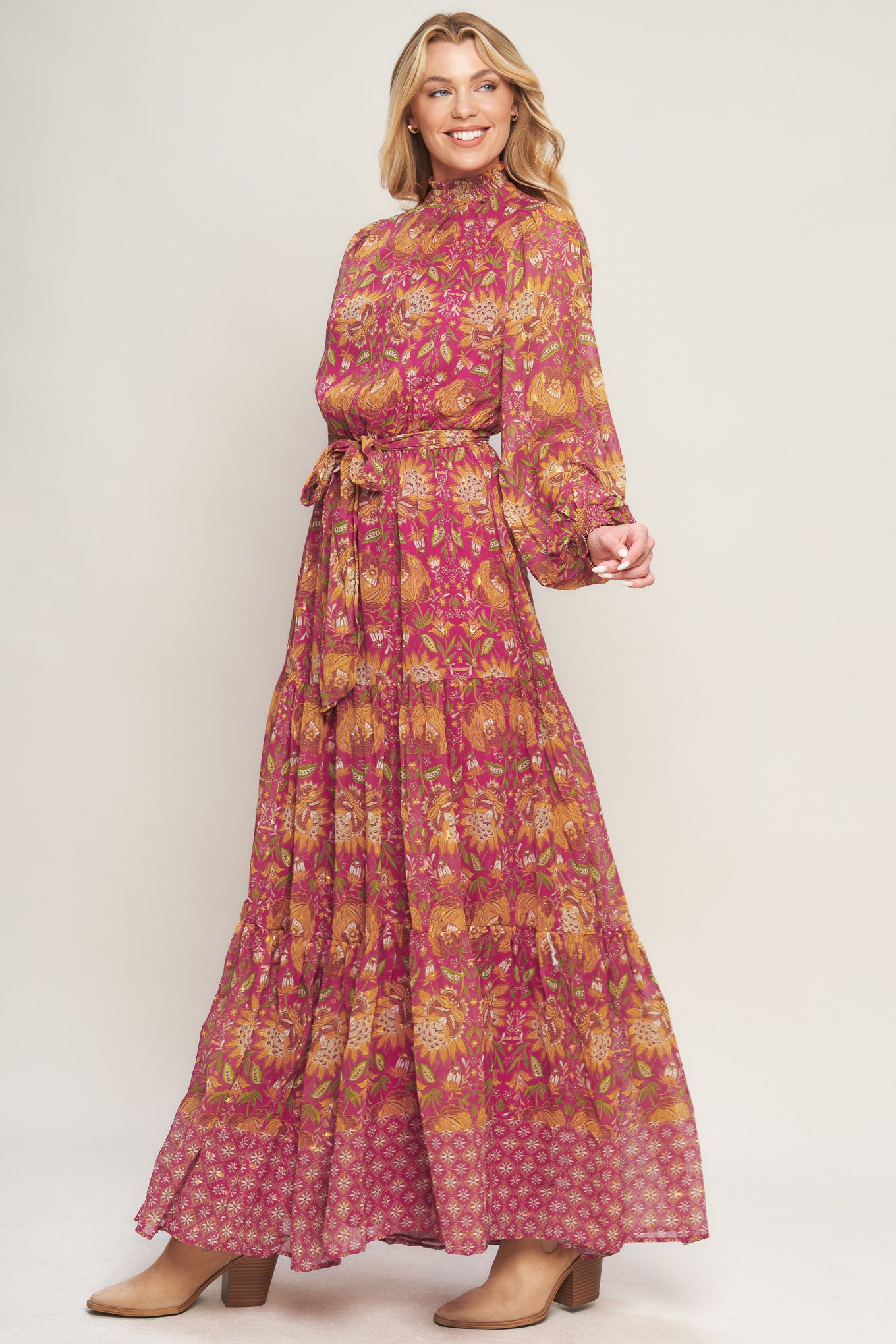 YOU ENCHANT ME WOVEN MAXI DRESS