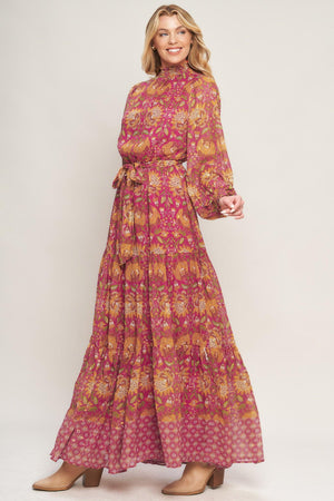 YOU ENCHANT ME WOVEN MAXI DRESS.