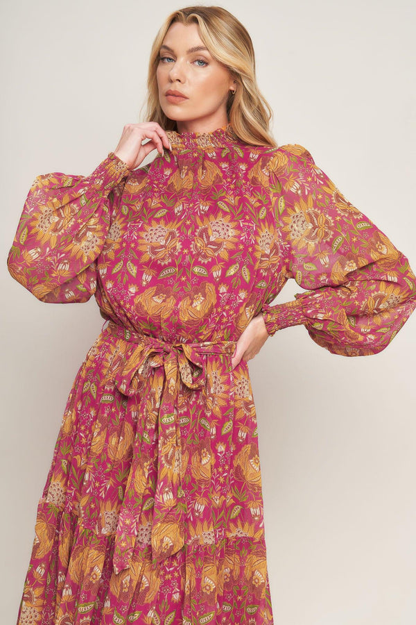 YOU ENCHANT ME WOVEN MAXI DRESS.