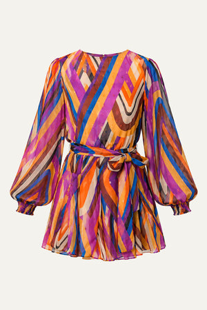 PALOMA PARTY WOVEN MINI DRESS