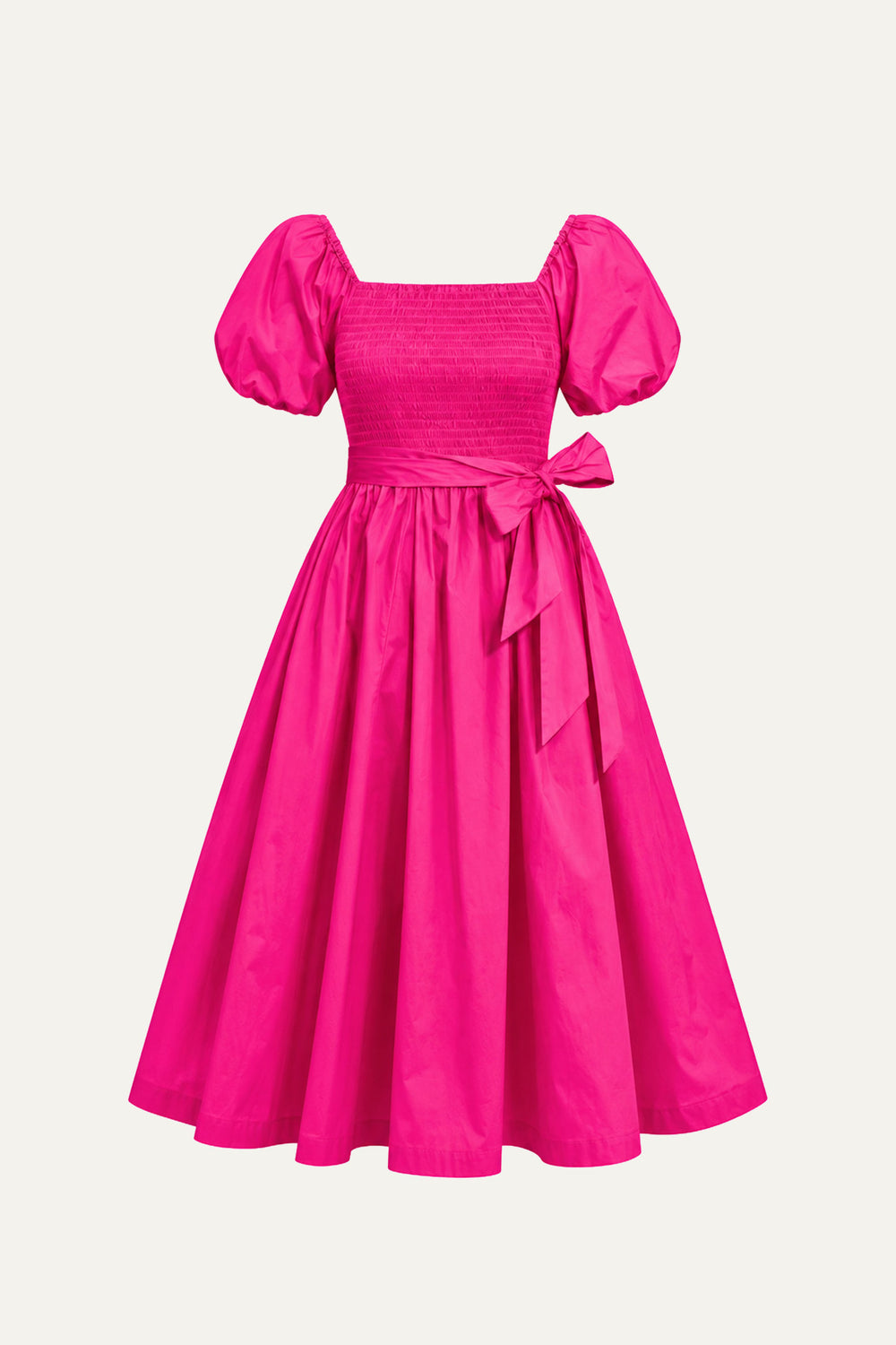A PEACEFUL PLACE WOVEN MIDI DRESS