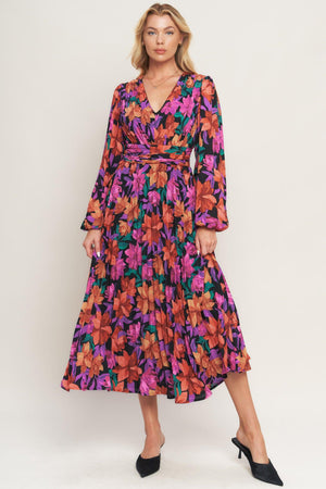 OUR BEAUTIFUL LOVE WOVEN MIDI DRESS.