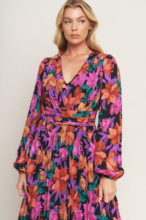 OUR BEAUTIFUL LOVE WOVEN MIDI DRESS.