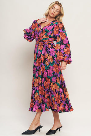OUR BEAUTIFUL LOVE WOVEN MIDI DRESS.