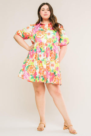 DIVINE INTUITION WOVEN MINI DRESS.