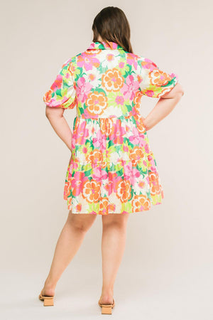 DIVINE INTUITION WOVEN MINI DRESS.