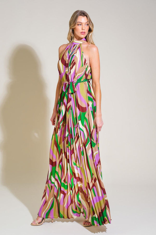 AS TIME GOES BY WOVEN MAXI DRESS.