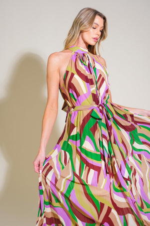 AS TIME GOES BY WOVEN MAXI DRESS.