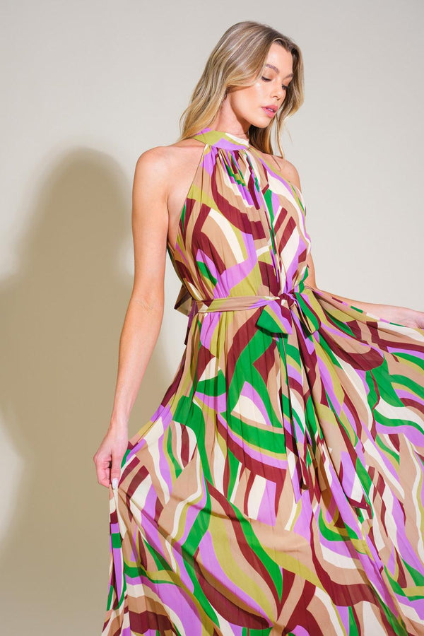 AS TIME GOES BY WOVEN MAXI DRESS.