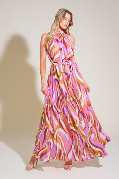 AS TIME GOES BY WOVEN MAXI DRESS.