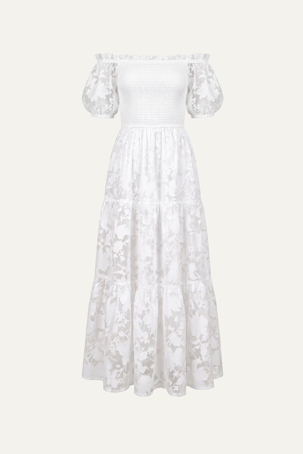 LOVE IN YOUR EYES WOVEN MIDI DRESS