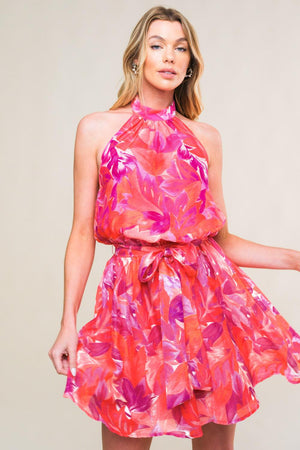 GORGEOUS INCLINATION WOVEN MINI DRESS.