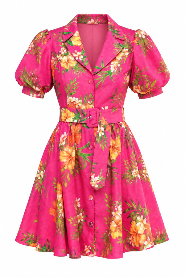 REMARKABLE ENTRANCE WOVEN MINI DRESS