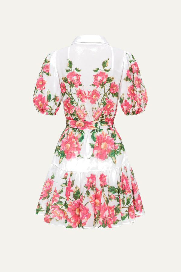 FEEL THE BEAT WOVEN MINI DRESS