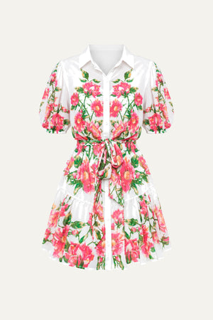 FEEL THE BEAT WOVEN MINI DRESS