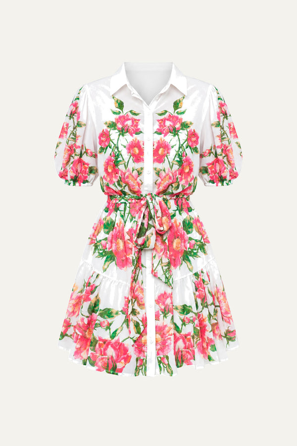 FEEL THE BEAT WOVEN MINI DRESS