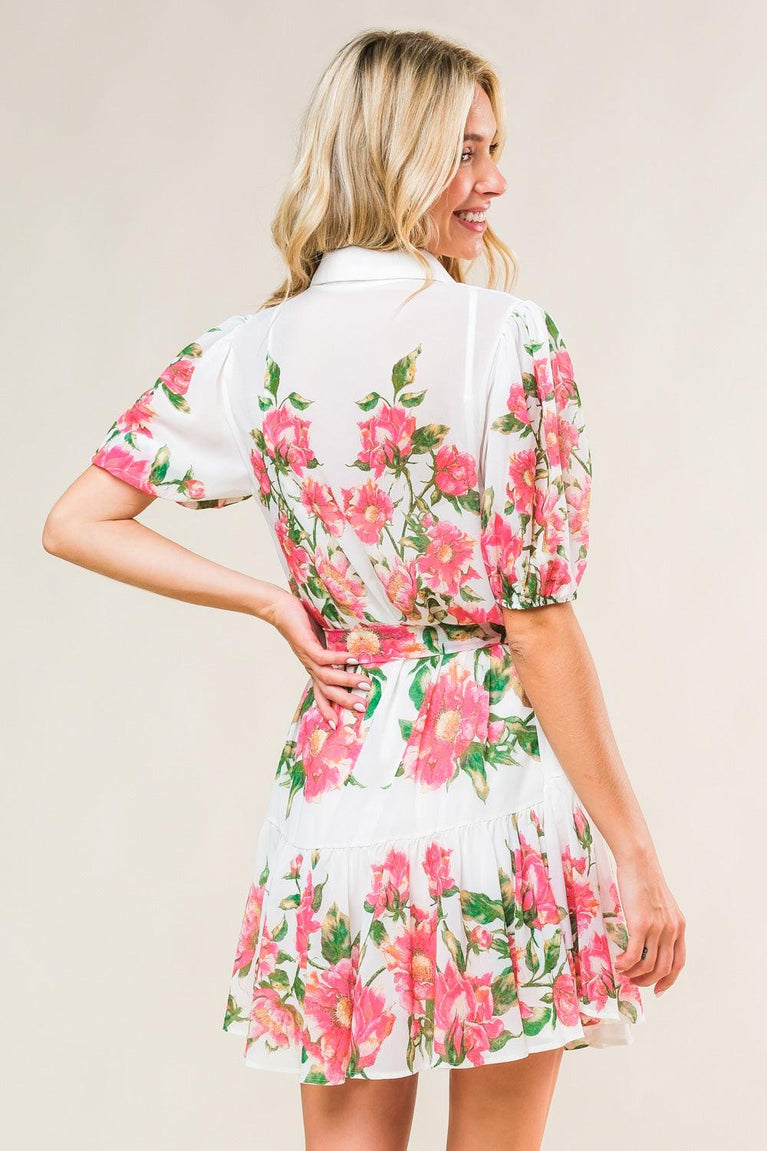 GIVE IT A GO WOVEN MINI DRESS