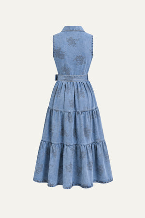 LIFE’S PATHWAYS DENIM SHIRT DRESS