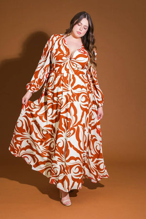 LOVE IN YOUR EYES WOVEN MAXI DRESS.
