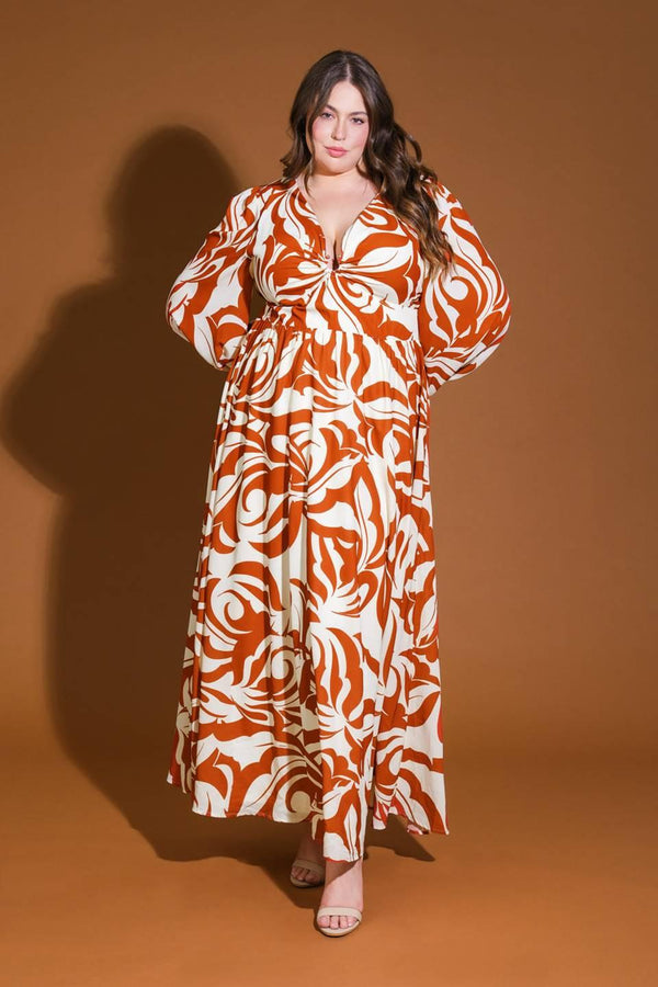 LOVE IN YOUR EYES WOVEN MAXI DRESS.
