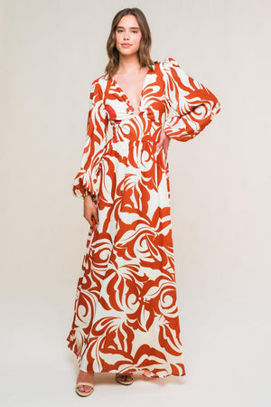 LOVE IN YOUR EYES WOVEN MAXI DRESS.