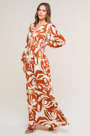 LOVE IN YOUR EYES WOVEN MAXI DRESS.