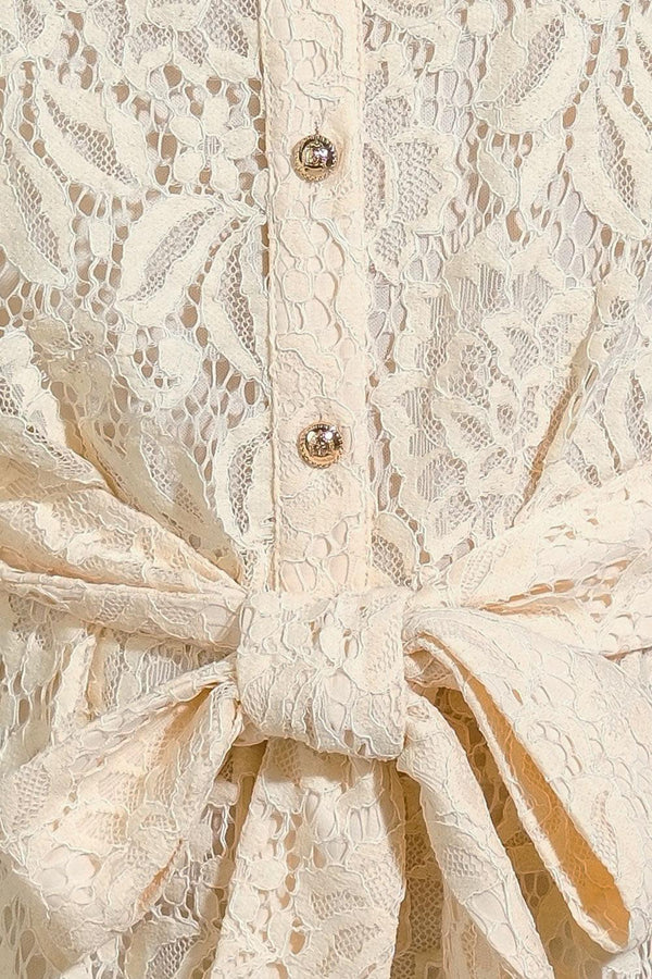 ADORE YOU LACE MINI DRESS.