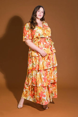 CONSISTENTLY CONFIDENT WOVEN MIDI DRESS.