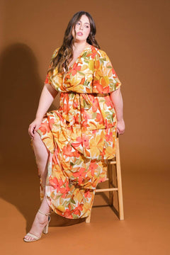 CONSISTENTLY CONFIDENT WOVEN MIDI DRESS.