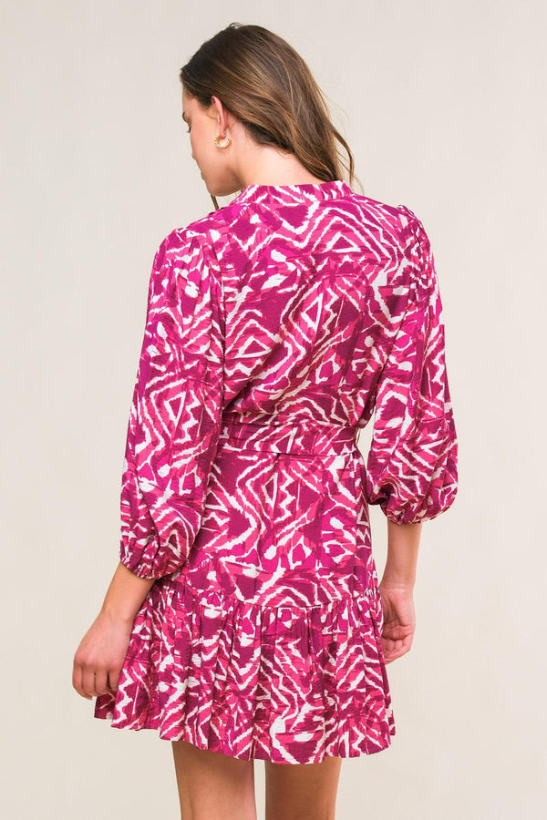 IMPRESSIVE EDGE WOVEN MINI DRESS.