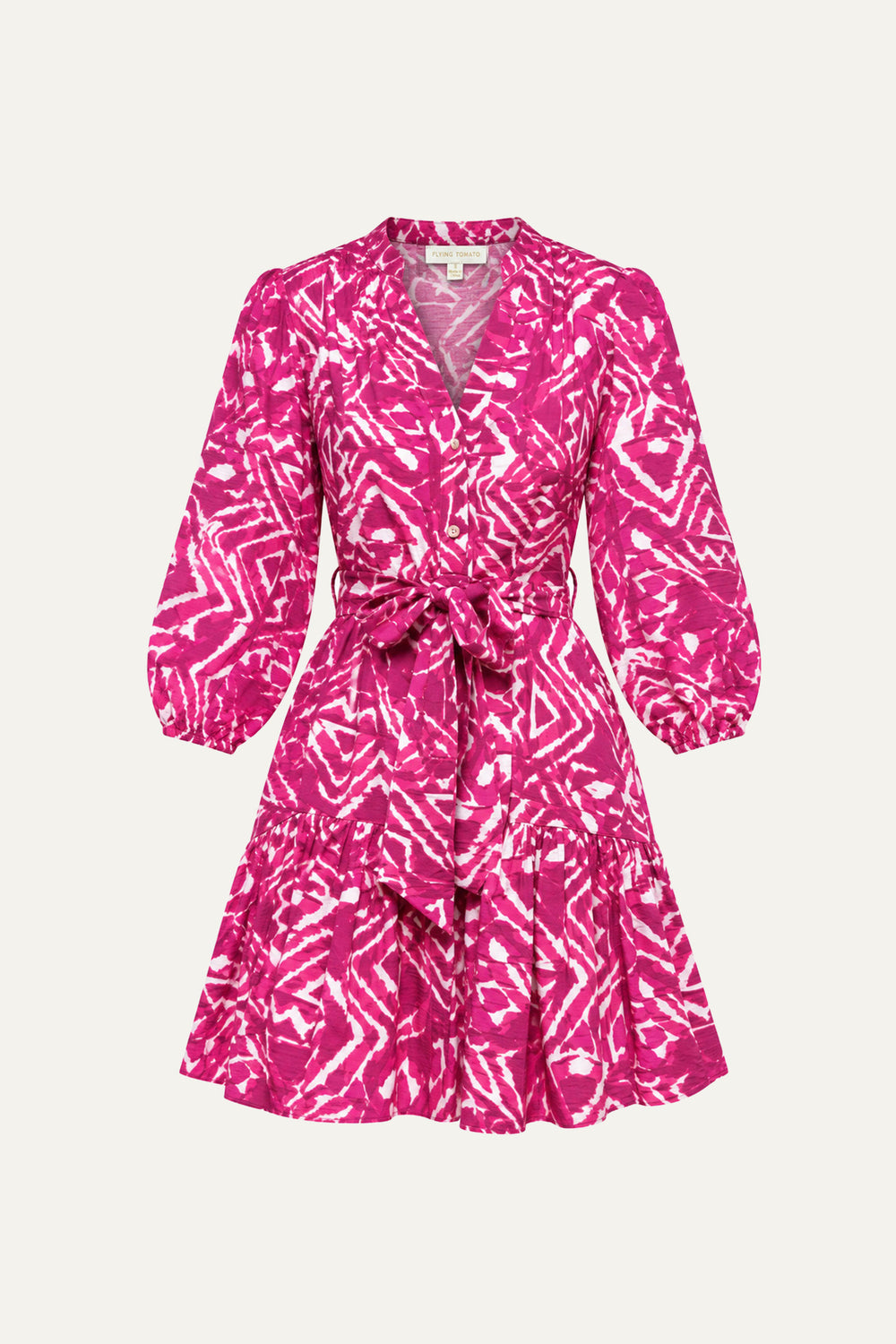 IMPRESSIVE EDGE WOVEN MINI DRESS