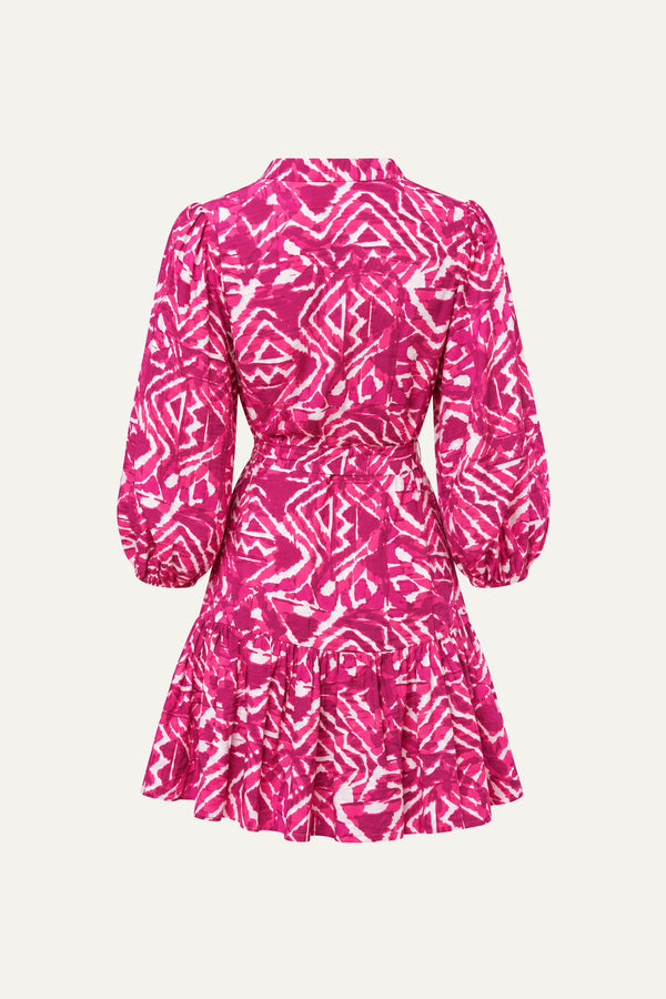 IMPRESSIVE EDGE WOVEN MINI DRESS