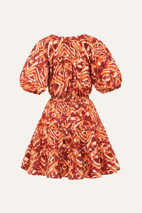 FLORA HARMONY WOVEN MINI DRESS