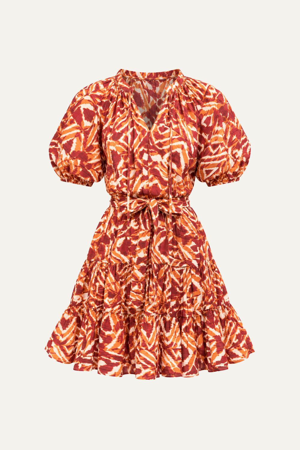 FLORA HARMONY WOVEN MINI DRESS