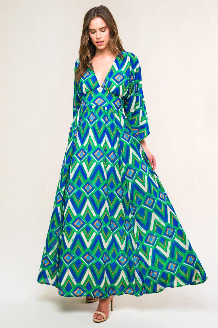 SUNSHINE SQUEEZE WOVEN MAXI DRESS