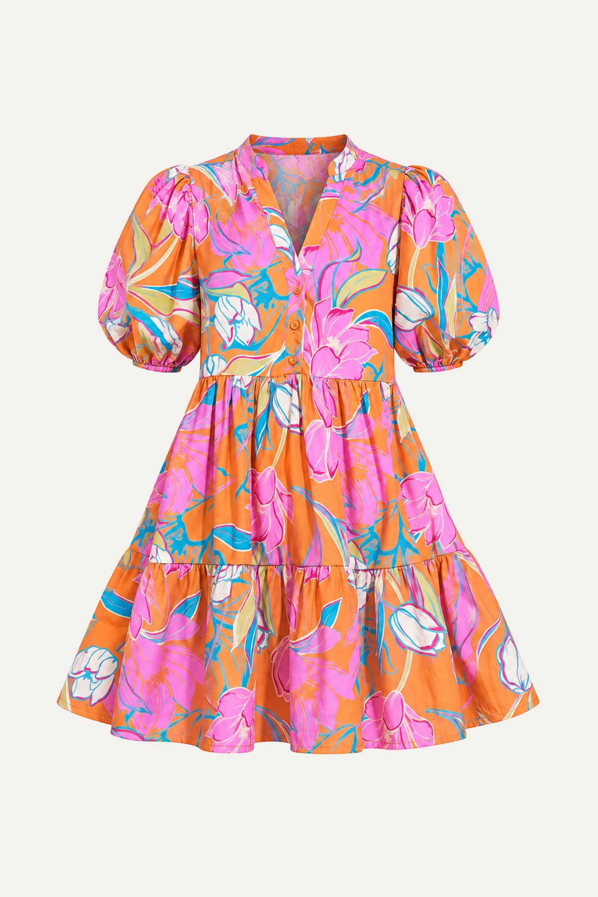 MOMENTOUS CUTENESS WOVEN MINI DRESS