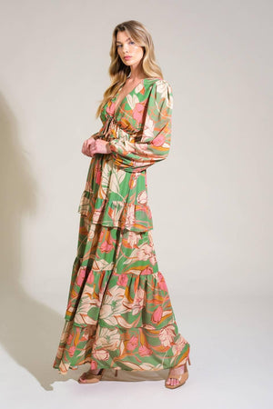 GRACE IN EVERY STEP WOVEN MAXI DRESS.