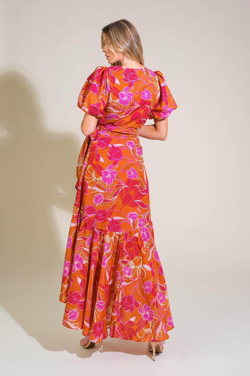 LOVE IN BLOOM WOVEN MAXI DRESS.