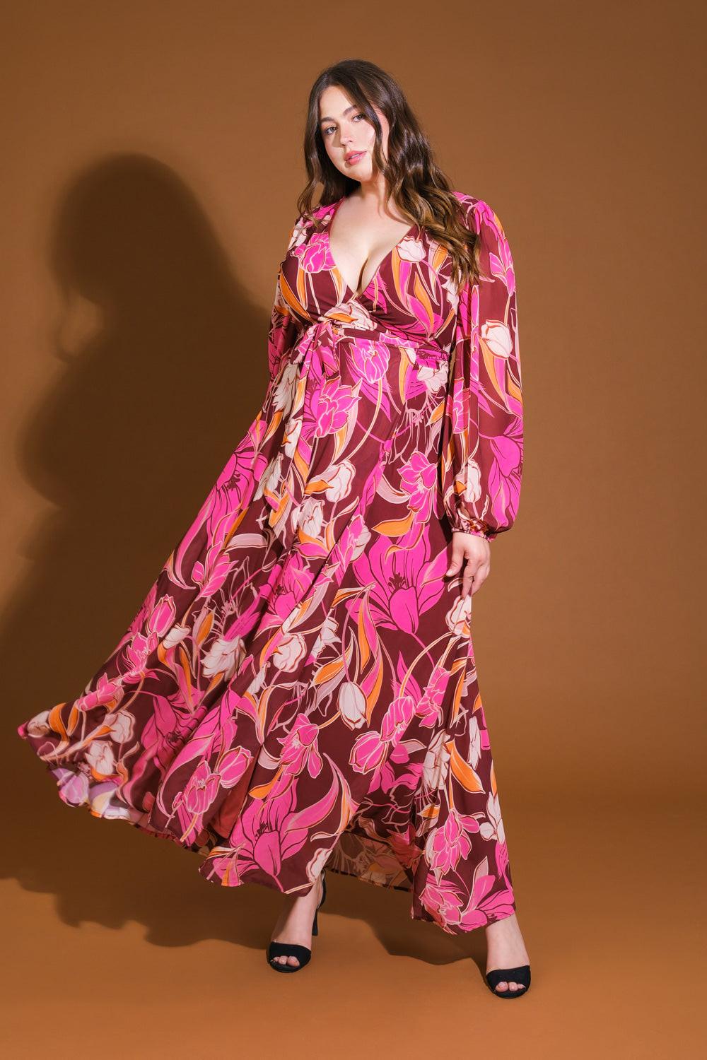 lush burgundy dress Lush Clothing