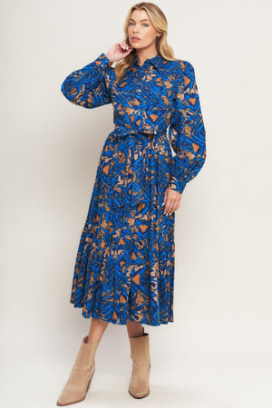 NORTH HILLS WOVEN SHIRT DRESS.
