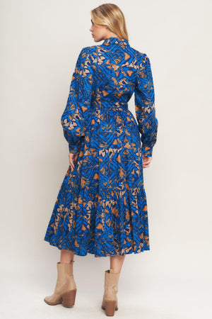 NORTH HILLS WOVEN SHIRT DRESS.