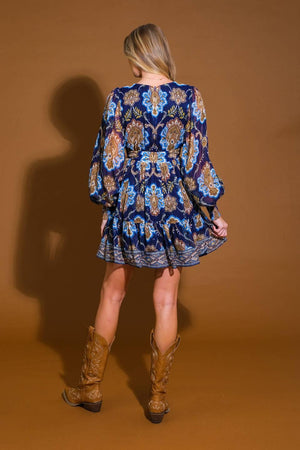 SO DELIGHTED WOVEN MINI DRESS.